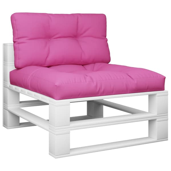 vidaXL Palldynor, set om 2, rosa, tyg