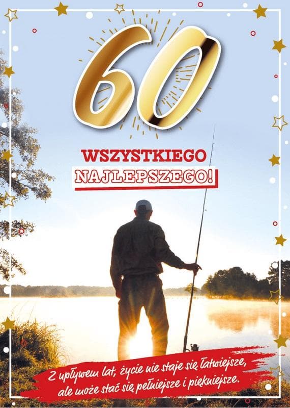 60-vuotissyntymäpäiväkortti