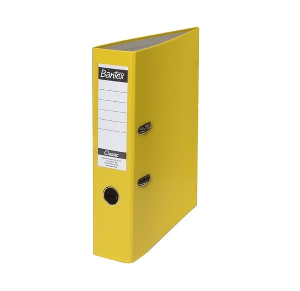 Budget A4-kansio 7,5 cm keltainen