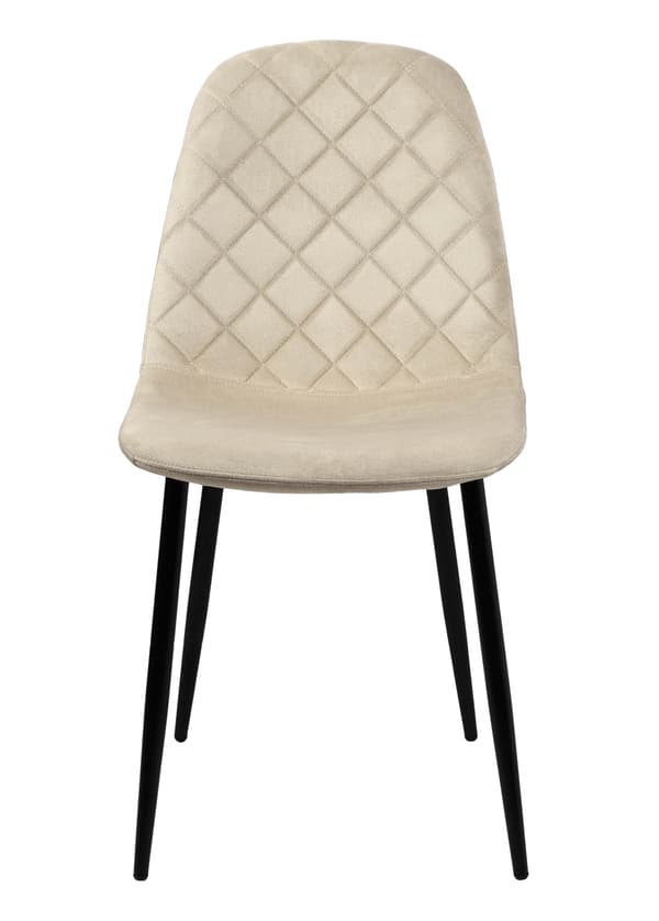 Orlando Velvet beige fløjlsstol