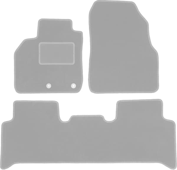 Grå bilmåtter til: Renault Scenic II minivan (2003-2009)