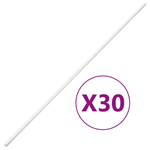 vidaXL Elrör, 15x10 mm, 30 m, PVC