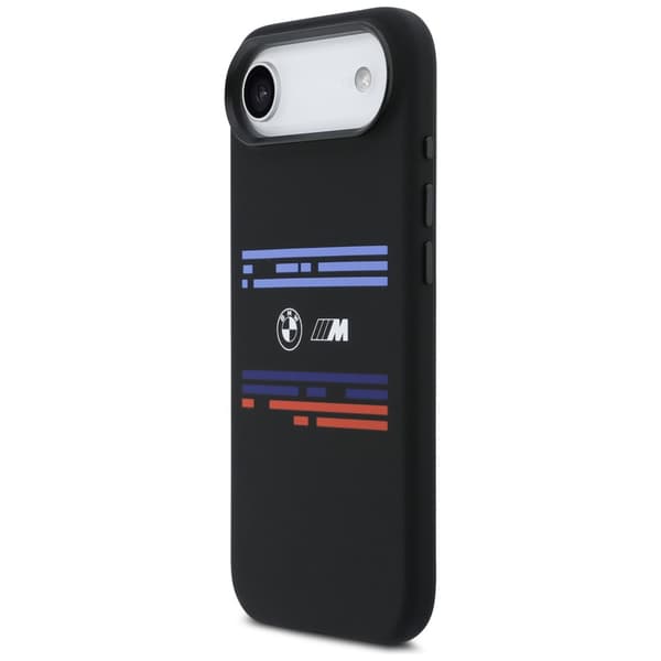 BMW M Silikone Horizontal Line MagSafe-etui til iPhone Air, sort