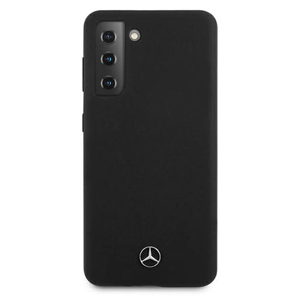 Mercedes Silikone Line Etui til Galaxy S21+, Sort
