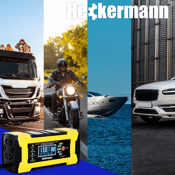 Heckermann 12V/24V billaddare