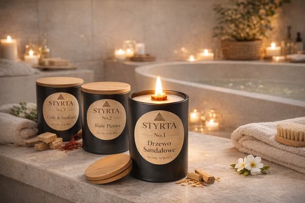 Sæt med 3 Styrta nr. 14 sojalys - premium duftkollektion