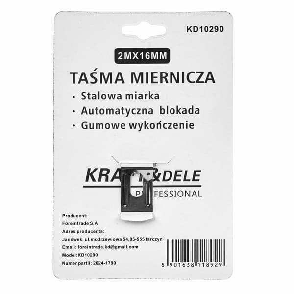 2m målebånd KD10290