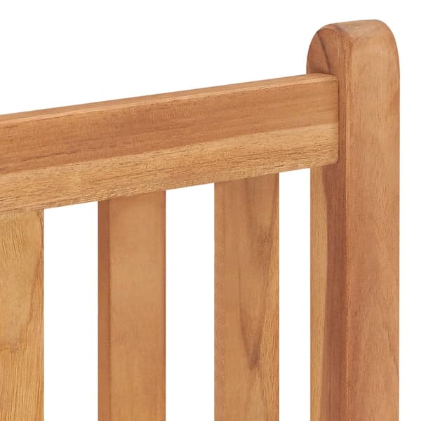 vidaXL Trädgårdsstolar, set om 2, massiv teak