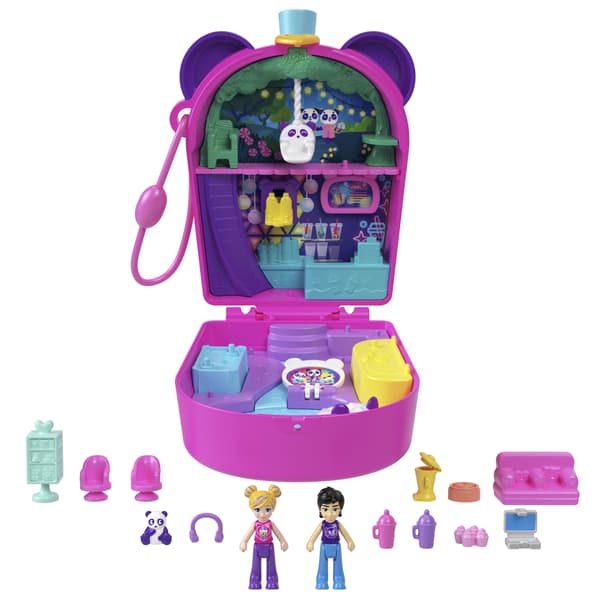 POLLY POCKET Bubble tea pandaer Kompakt sæt HWN95