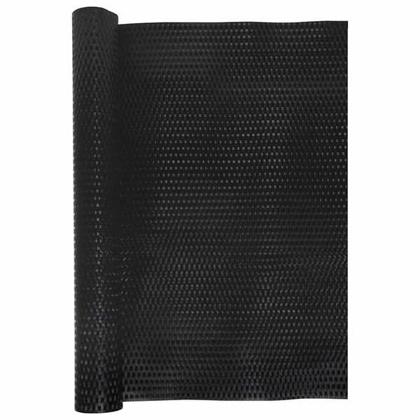 vidaXL balkonskærm, sort, 500x100 cm, polyrattan
