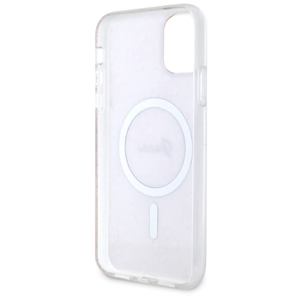 Guess IML 4G MagSafe-etui til iPhone 11, lyserød