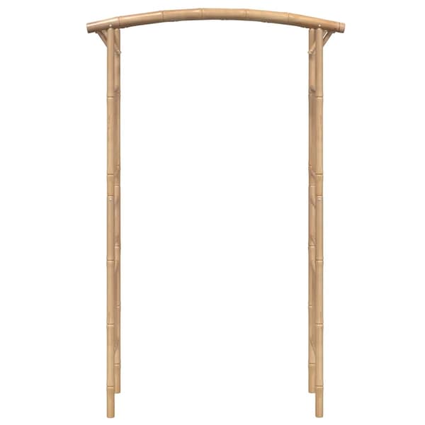 vidaXL Rosenbåge, bambu, 118x40x187 cm