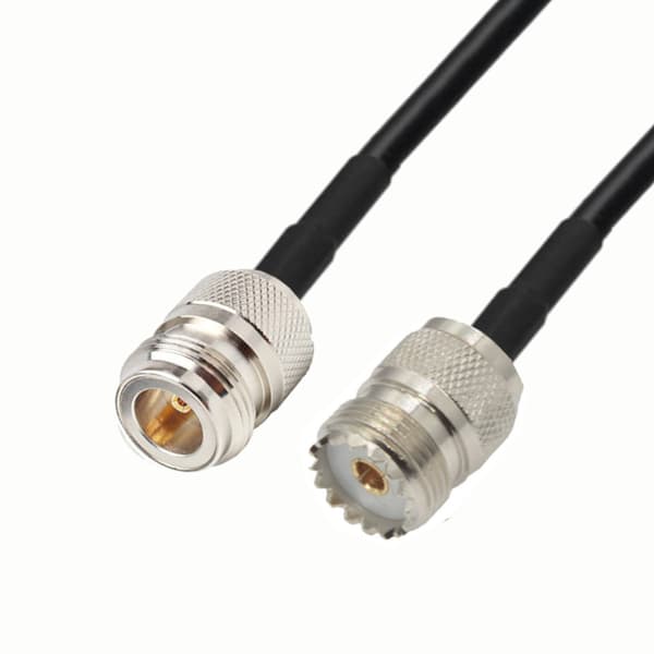 Antennekabel N-stik / UHF-stik RG58 3m