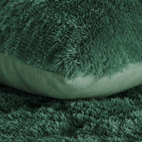 TIFFANY bäddset 220x200 cm grön päls