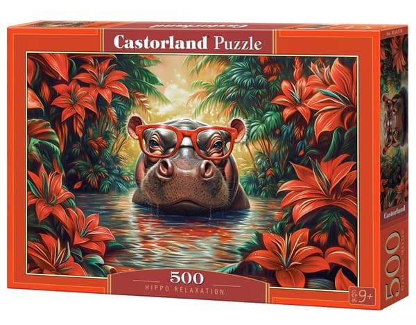 Puzzle 500 B-54176 Virtahepo Rentoutuminen