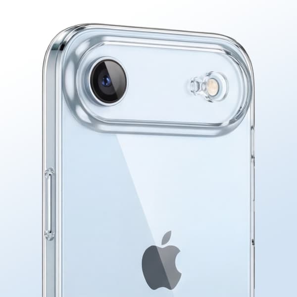 UrbanPalm iPhone Air -kotelo, silikoni, läpinäkyvä