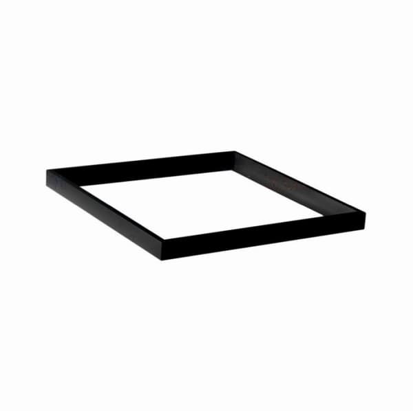 Ramme til LED-panel overflademonteret 60x60 Snap-in aluminium sort