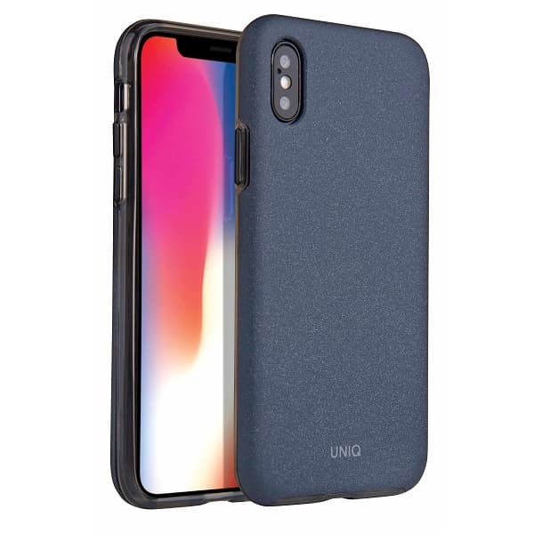 UNIQ Lithos iPhone X/Xs cover blå/azurblå