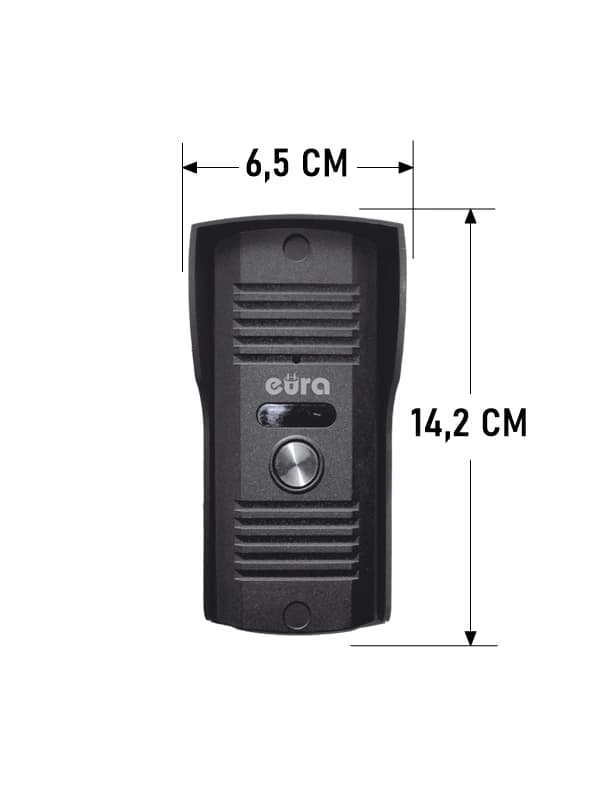 EURA INVITO Intercom Handsfree Högtalartelefon Enfamiljsgrind