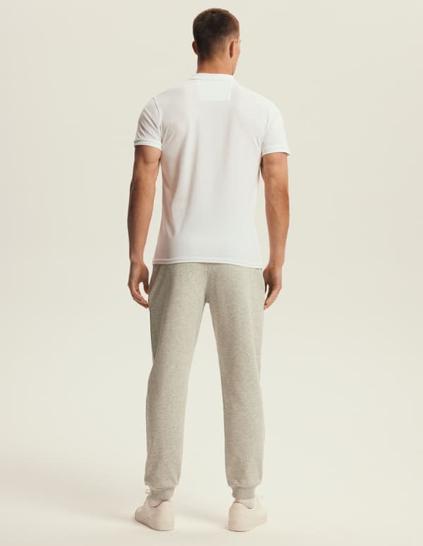 Mile Henderson herrpikétröja | Vit XL
