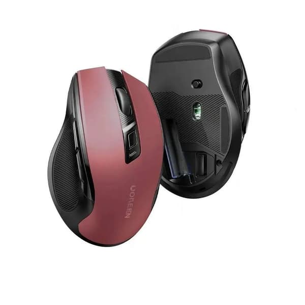 Precision Langaton Hiiri USB 2.4GHz Bluetooth 5.0 Optinen 4000 DPI Punainen