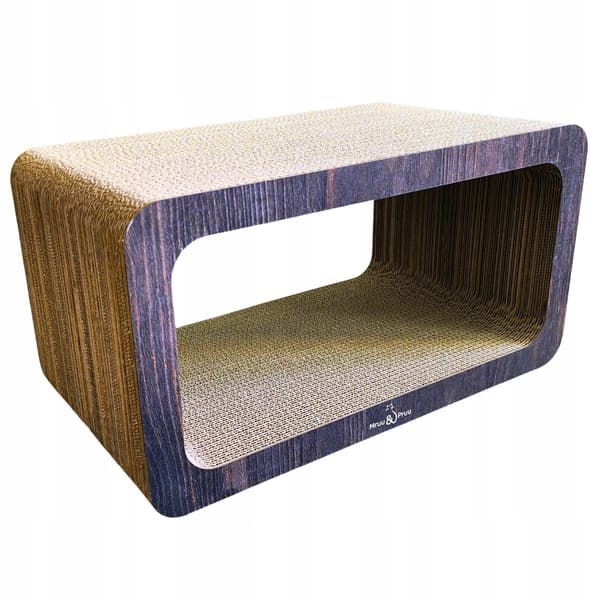 Rektangulär klösbräda för katt XL | brun | 53x28x30 cm | Mruu&Pruu