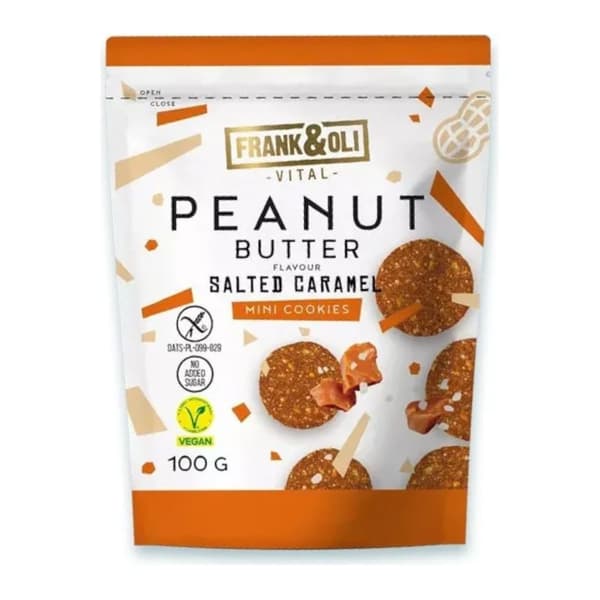 Mini jordnötssmörkakror med saltkaramell 100g