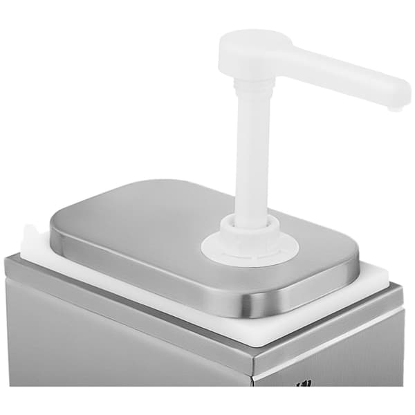 Sauce dispenser med rustfri stålpumpe 2 l