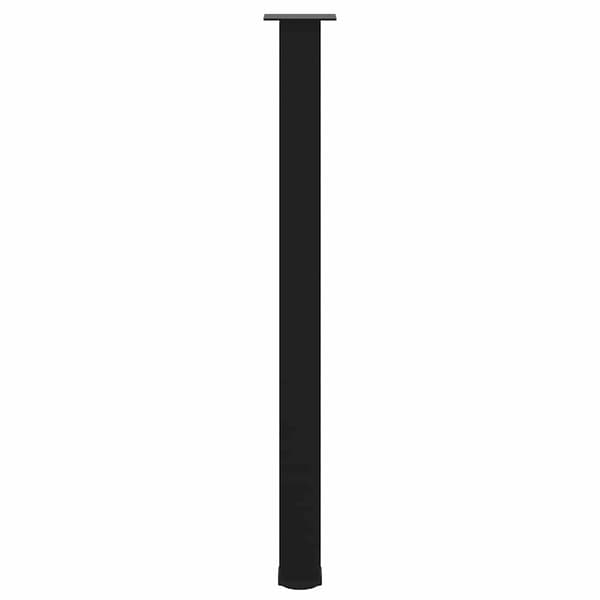 vidaXL sofabordben, 4 stk., sort, 110-112 cm, stål