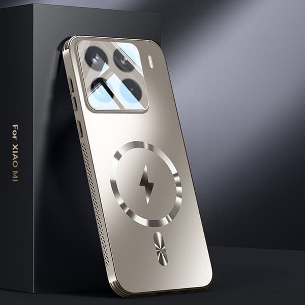 Etui til Xiaomi 15, MagSafe, titaniumguld