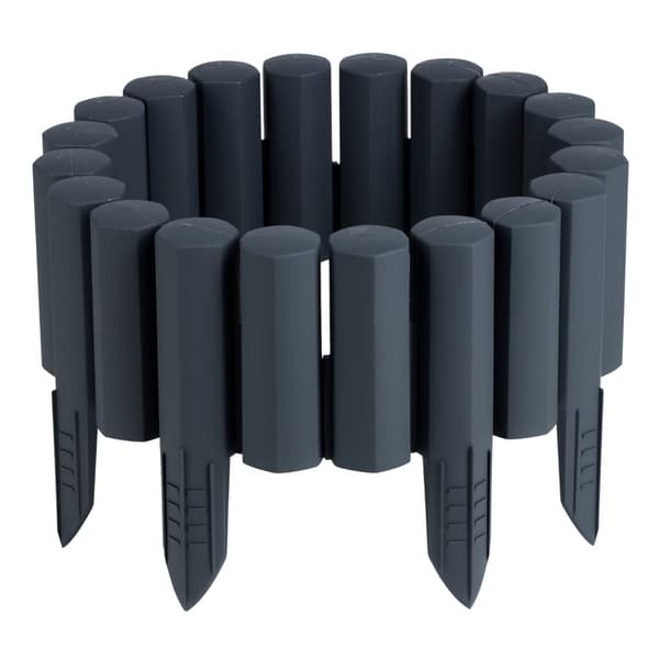 Garden Frame havepalisade 2,2 m antracit sæt med 8