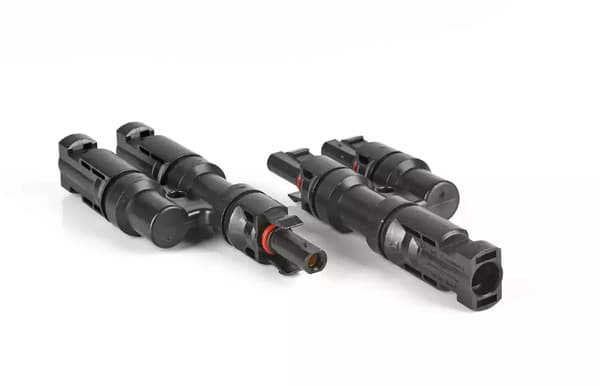 Solcellestik parallelt to-tråds MC4 1000V DC 32A til IP67-paneler