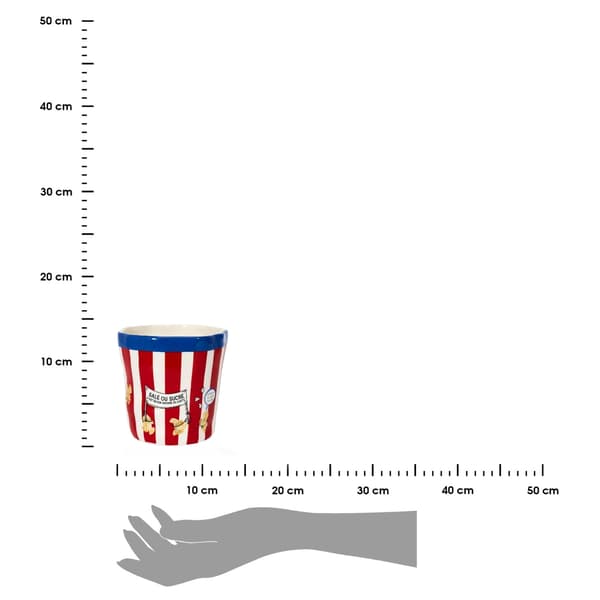 Keramisk popcornbehållare 14 cm