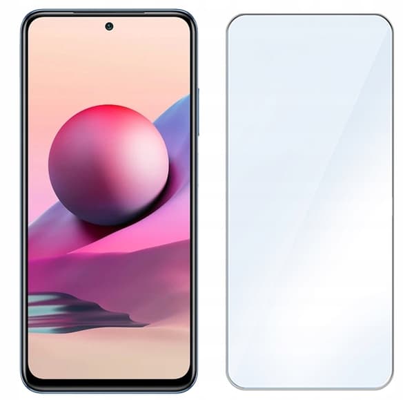 3x Härdat glas för XIAOMI REDMI NOTE 10s skärmglas 9H set om 3