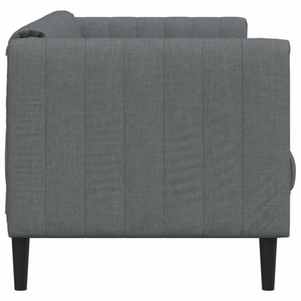 vidaXL 3-personers sofa mørkegrå stof