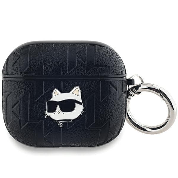 Karl Lagerfeld KLA3PGCHPK AirPods 3 cover sort/sort Monogram Choupette Head