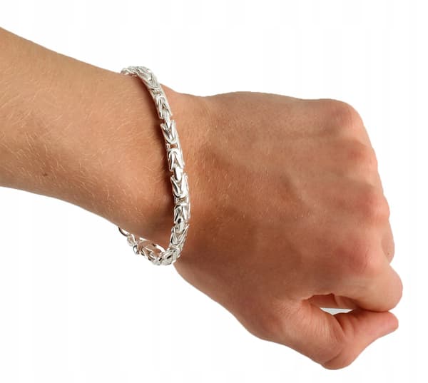 TYK 925 Sølv Herrearmbånd Royal 5mm/24cm