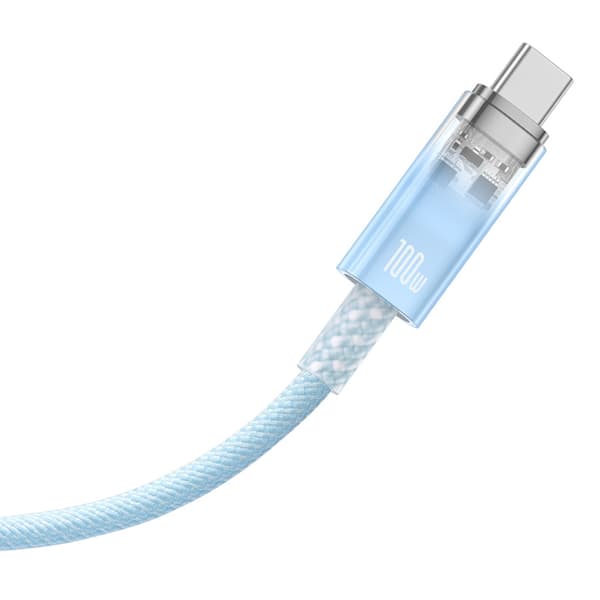 Explorer-kaapeli lämpötila-anturilla USB-C 100W 1m - sininen