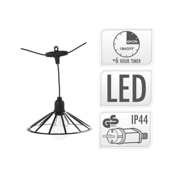 Juhlavalot LED-lamppulamput 5,5 m