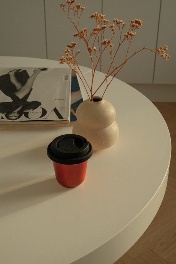 80 ml PUNAINEN muki