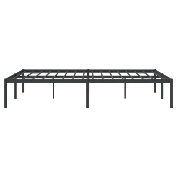vidaXL metalsengestel sort 160x200 cm