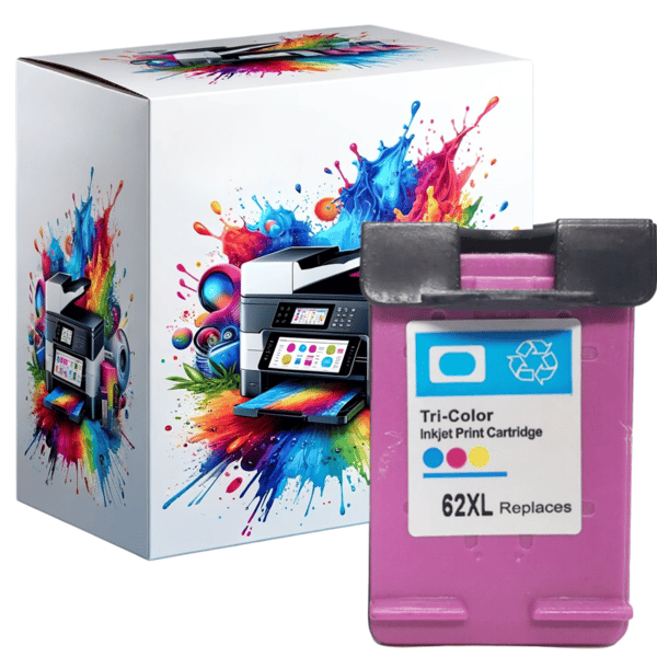 HP 62XL CMY GP -muste