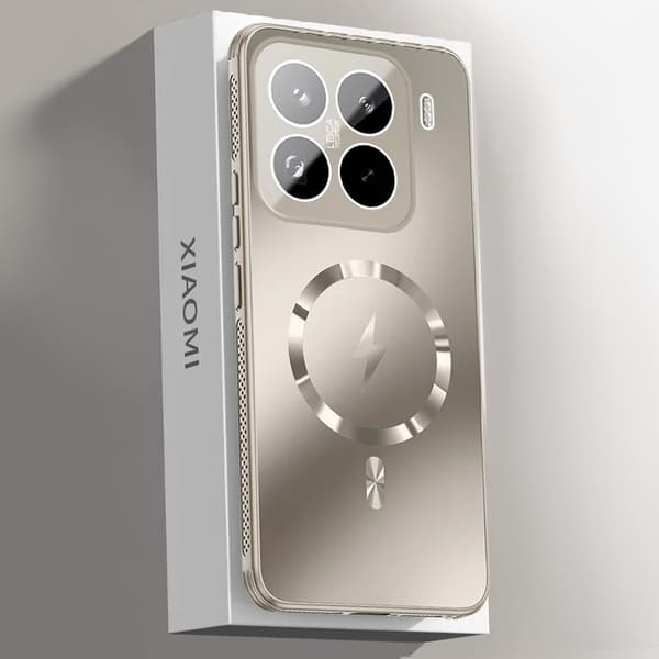 Etui til Xiaomi 15, MagSafe, titaniumguld