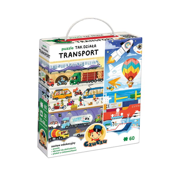 CzuCzu. Pussel. Så här fungerar transport. 4+