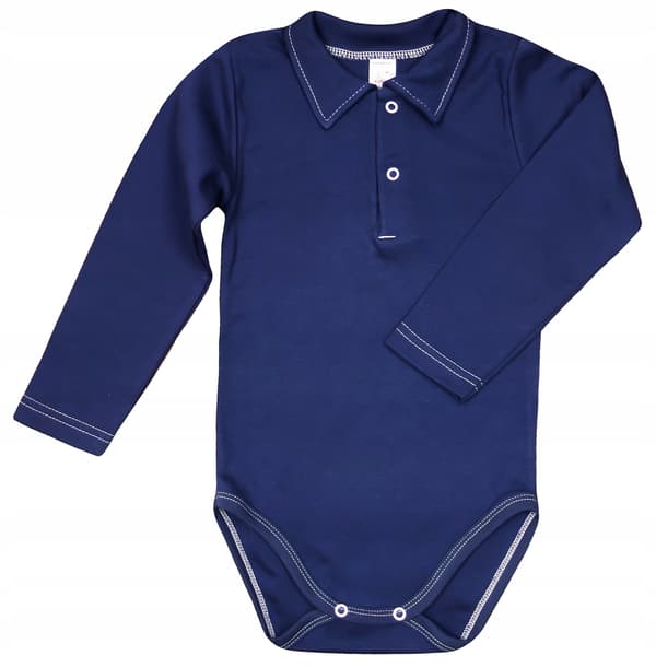Krage Polo Marinblå r 86 klekle
