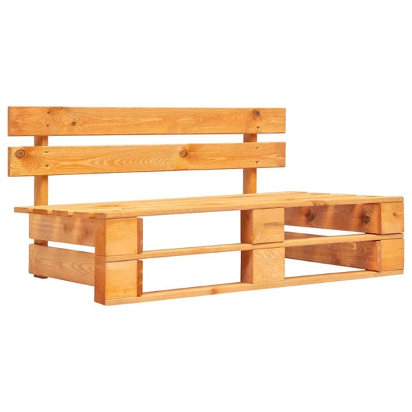 vidaXL havepallesofa honningbrun fyrretræ
