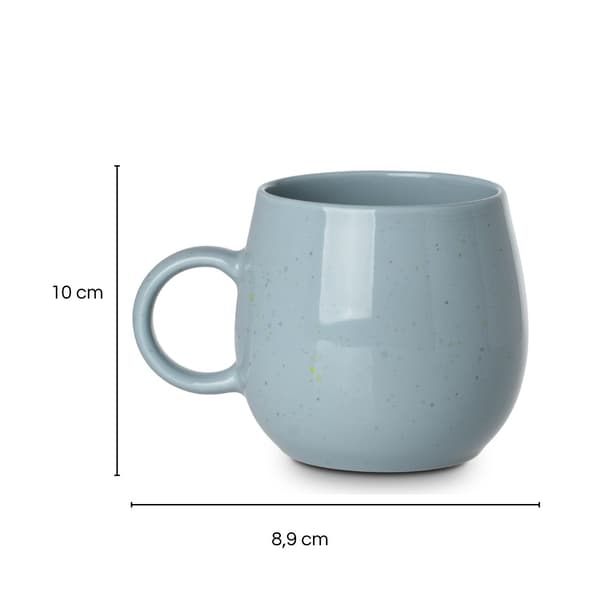 Sininen 480ml pilkkumuki