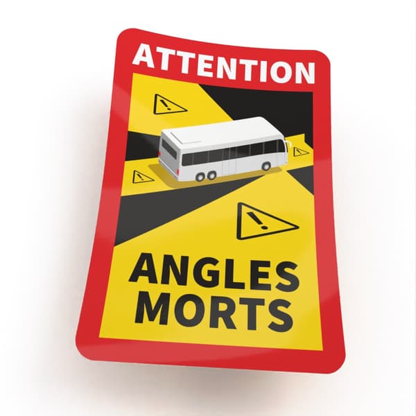 Informationsdekal - ANGLES MORTS BUS