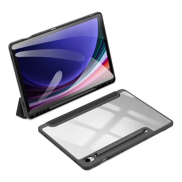Etui til Samsung Galaxy Tab S10 Lite / S10 FE / S9 FE, Dux Ducis TOBY, sort