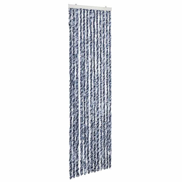 vidaXL Flugnät blå, grå och vit 56x185 cm chenille